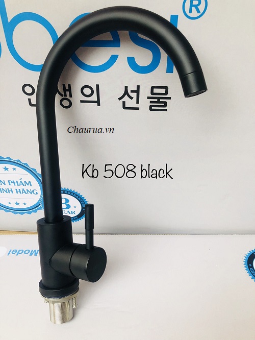 Vòi rửa bát nóng lạnh Kobesi 508_ Black